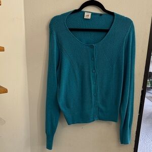 CAbi Women's Blue Cardigan Sweater